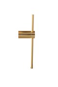 Lampa ścienna SPARO LED złoty połysk 100 cm