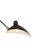 Lampa ścienna CRANE-2W S czarna 110 cm