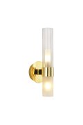 Lampa ścienna CANDELA złota 31 cm