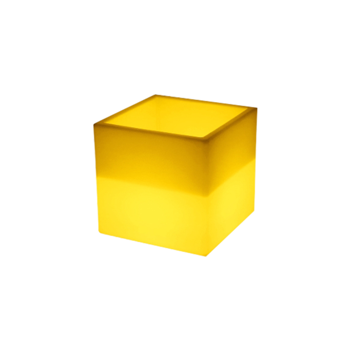 Lampa ogrodowa donica FLOWER CUBE LED RGBW 16 kolorów 40 cm