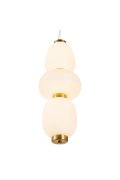 Lampa wisząca BRILLA-3 LED złota 23 cm