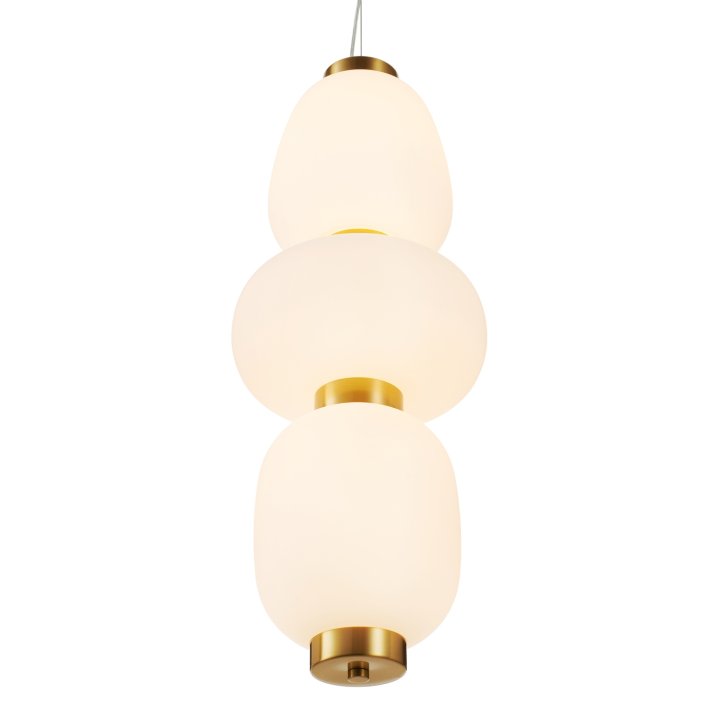Lampa wisząca BRILLA-3 LED złota 23 cm