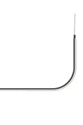 Lampa wisząca MINIMA-2 led czarna 120 cm