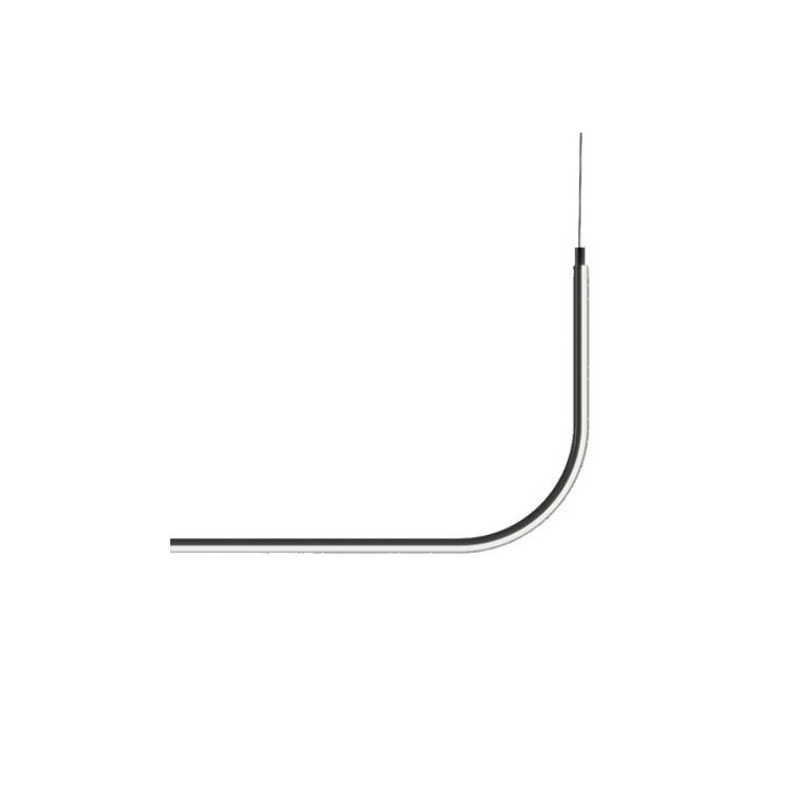 Lampa wisząca MINIMA-2 led czarna 120 cm