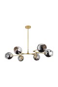 Lampa wisząca MODERN ORCHID-9 złoto szara 150 cm