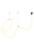 Lampa wisząca SNAKE LED wąż ledowy czarna 500 cm