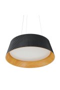Lampa wisząca FRILL LED czarna 45 cm