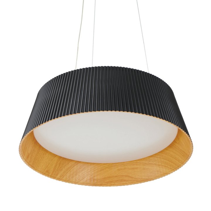 Lampa wisząca FRILL LED czarna 45 cm