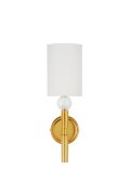 Lampa ścienna DAMA złota 92 cm