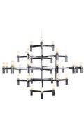 Lampa wisząca CANDLES-30 chrom 120 cm