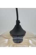 Lampa wisząca LOVE BOMB bursztynowa 25 cm