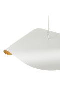 Lampa wisząca ENZO biało złota 60 cm