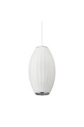 Lampa wisząca SILK BARREL biała 50 cm