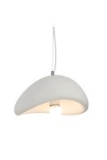 Lampa wisząca STONE biała 30 cm