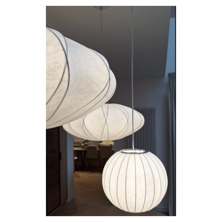 Lampa wisząca SILK biała 50 cm