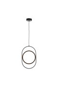 Lampa wisząca ELIPSE M LED czarna 45 cm