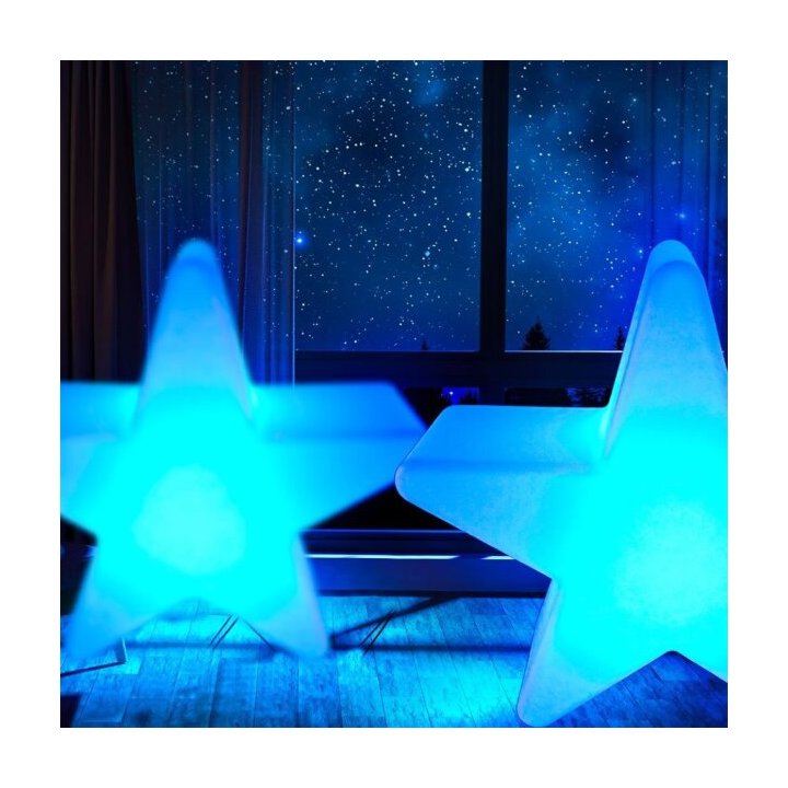 Lampa ogrodowa dekoracyjna gwiazda STAR XL LED RGBW 16 kolorów 120 cm