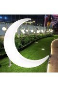 Lampa ogrodowa dekoracyjna księżyc MOON XL LED RGBW 16 kolorów 150 cm