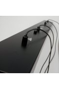 Lampa wisząca LINEA-4 LONG czarna 70 cm