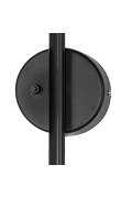 Lampa ścienna CRANE-2W czarna 175 cm