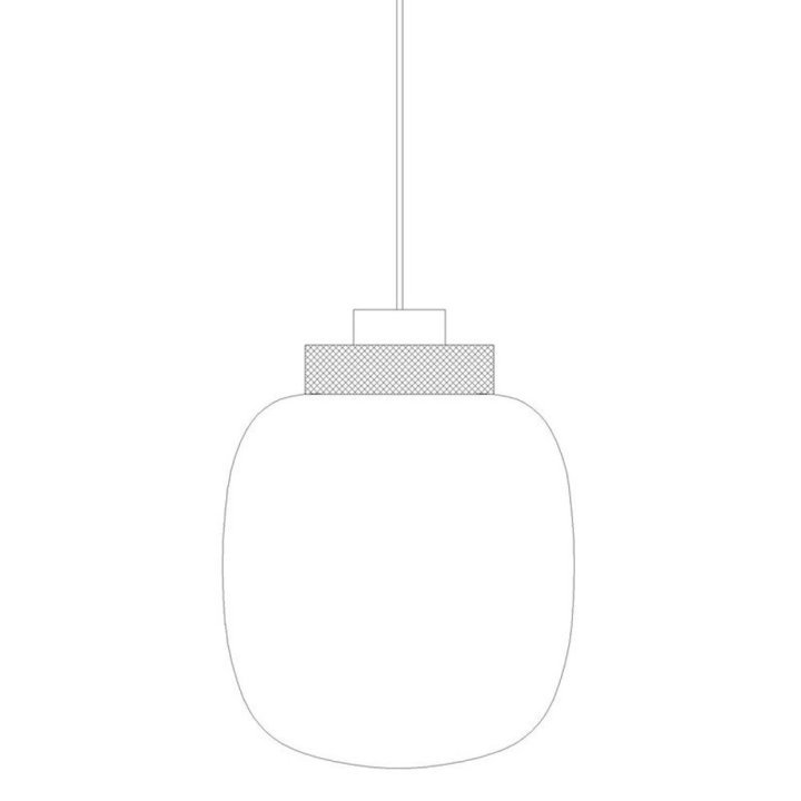 Lampa wisząca BOOM LED szaro złota 25 cm