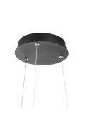 Lampa wisząca FRILL LED czarna 45 cm