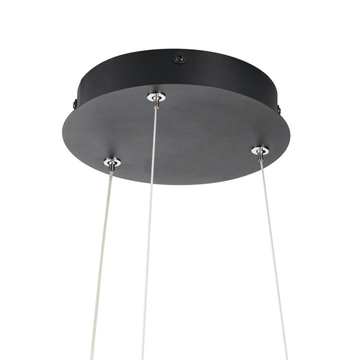 Lampa wisząca FRILL LED czarna 45 cm