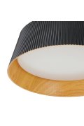 Lampa wisząca FRILL LED czarna 45 cm