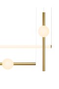 Lampa wisząca O-LINE L-4 LED mosiądz 110 cm
