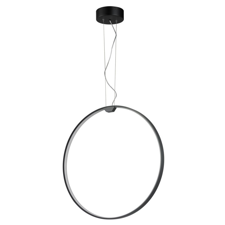 Lampa wisząca ACIRCULO led czarna 50 cm