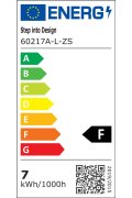Lampa wisząca ELIPSE L LED czarna 65 cm