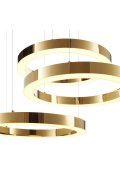 Lampa wisząca CIRCLE 60+60+60 LED złoty połysk na 1 podsufitce