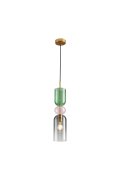 Lampa wisząca PASTELLO GREEN szklana kolorowa 11 cm
