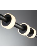 Lampa wisząca RINGO LED czarna 150 cm