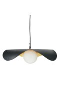 Lampa wisząca ENZO czarno złota 60 cm