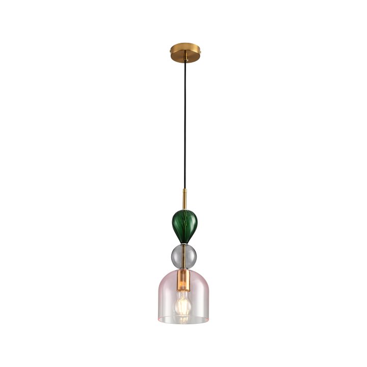 Lampa wisząca PASTELLO PINK kolorowa 15 cm