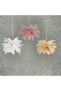 Lampa wisząca EMU pióra różowe 100 cm