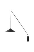 Lampa ścienna SWING czarna 140 cm