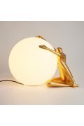Lampa stołowa WOMAN-1 złota 47 cm