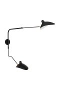 Lampa ścienna CRANE-2W S czarna 110 cm