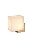 Lampa ścienna CUBO LED złota 18 cm