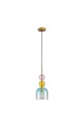 Lampa wisząca PASTELLO BLUE kolorowa 15 cm