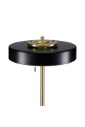 Lampa podłogowa ARTDECO czarno - złota 162 cm