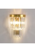 Lampa ścienna SPLENDORE złota 20 cm