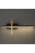 Lampa ścienna led AMICI czarna 31 cm