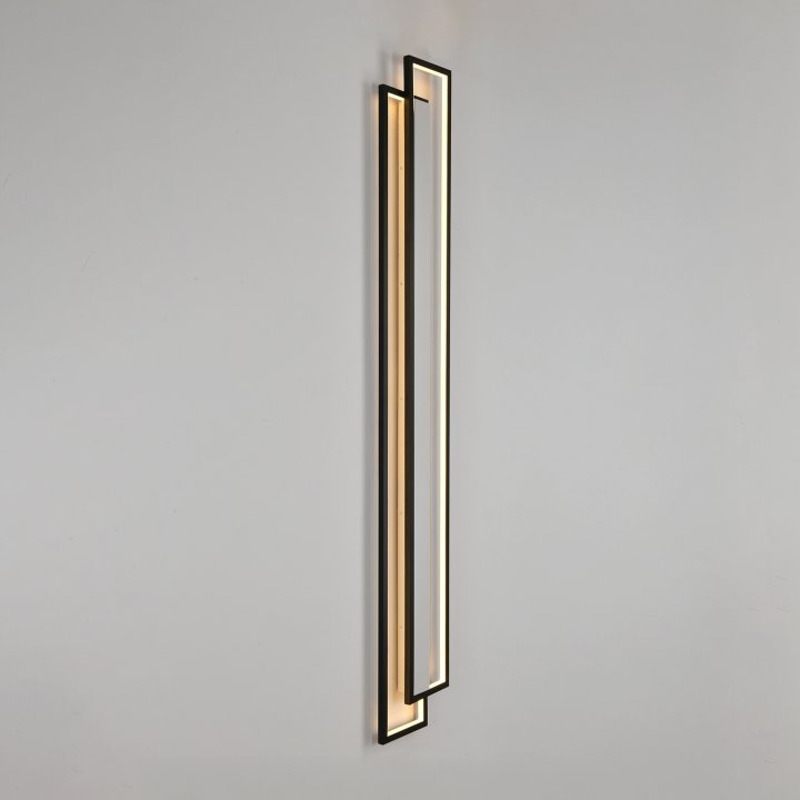 Lampa ścienna SYMMETRY-200 LED czarna 200 cm