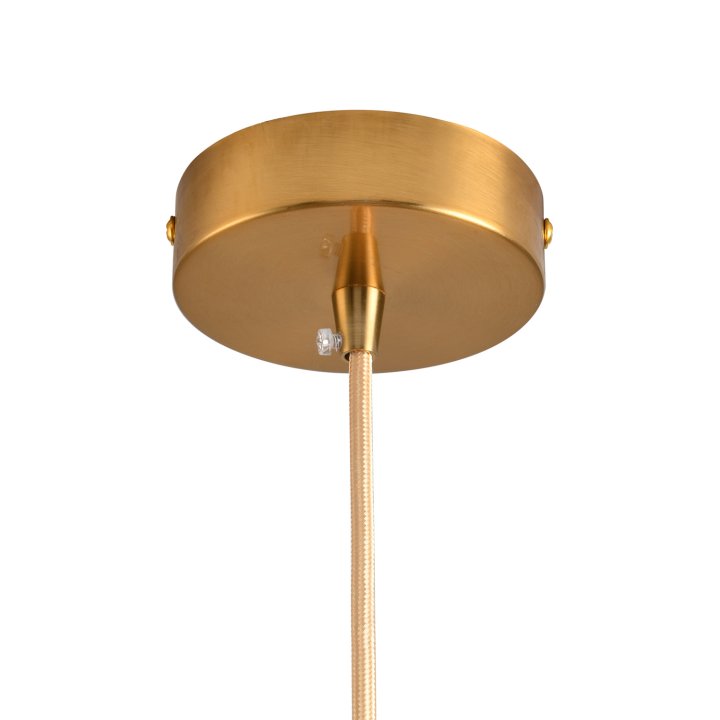 Lampa wisząca ORBITA biało-złota 25 cm - nowoczesny design