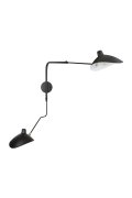 Lampa ścienna CRANE-2W S czarna 110 cm