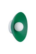 Lampa ścienna ILUSIONI zielona 26 cm