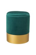 Pufa welurowa VELVET ciemna zieleń / rozm. M